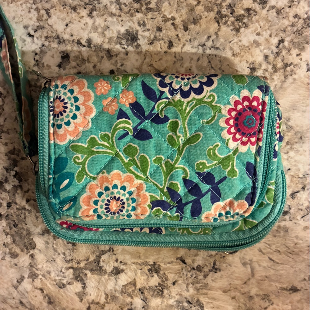 Waverly Multicolor Floral Wristlet